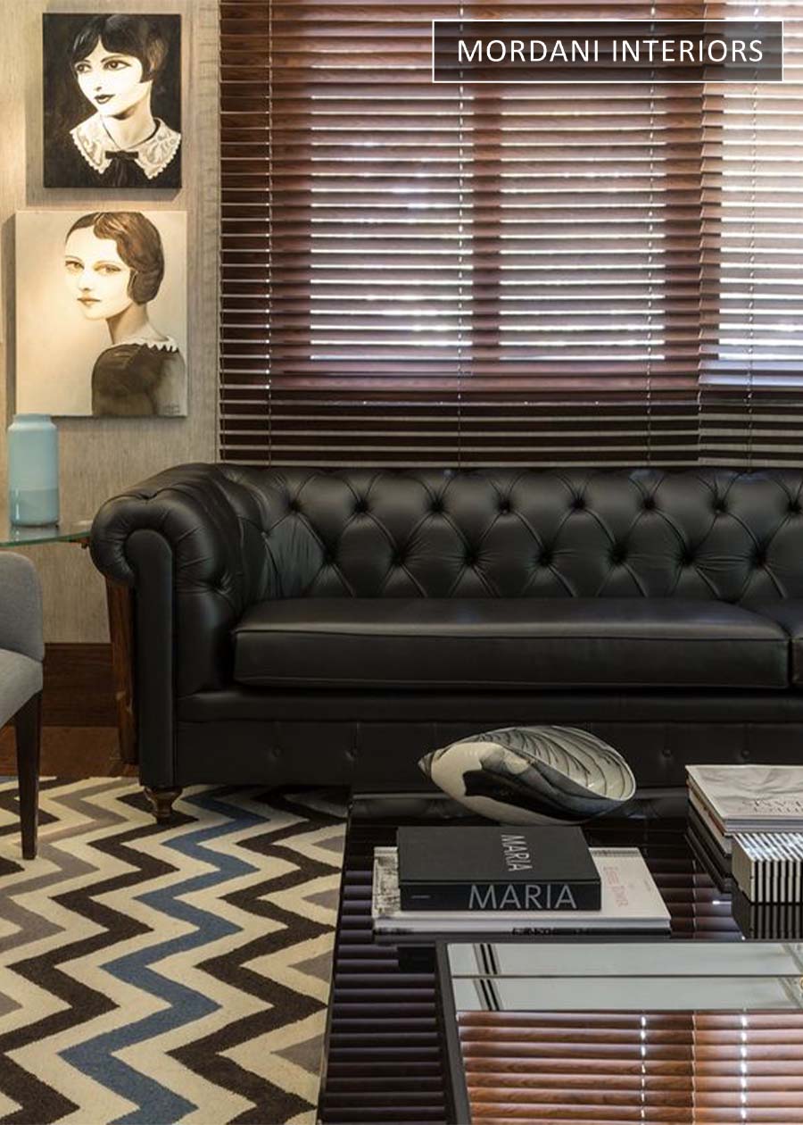 Midnight Black Leather Upholstery